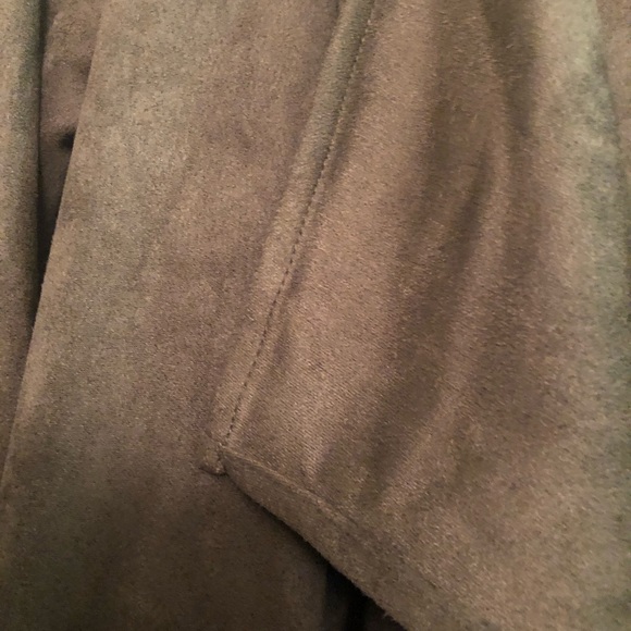 Olive green waterfall jacket/trench - Picture 3 of 3